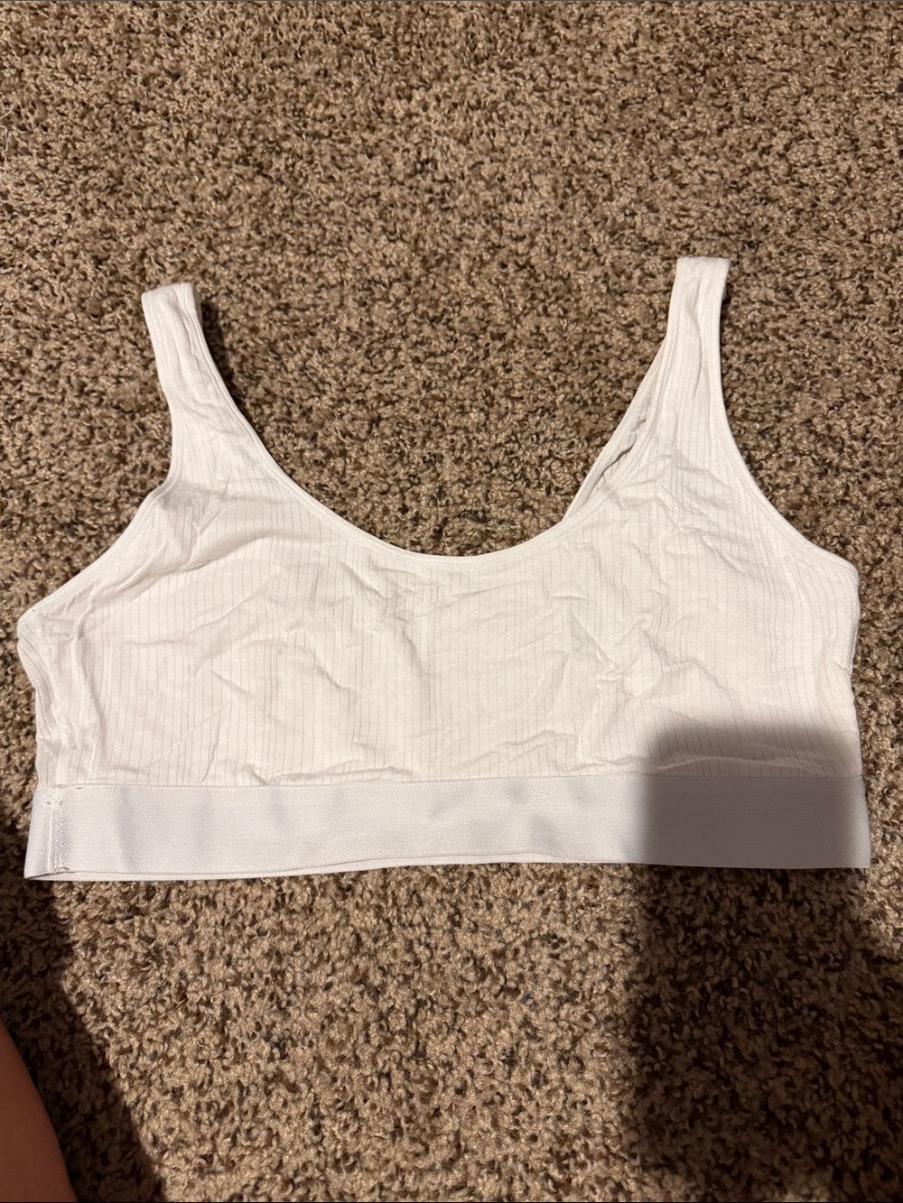 Negative Underwear White Seamless Scoop Bralette
